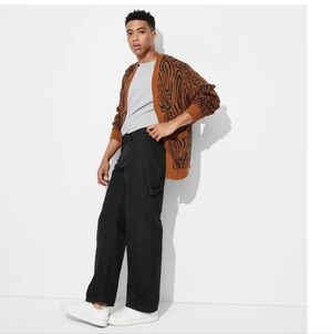 Men's Straight Leg Pull-On Carpenter Pants - Original Use Black 30x30